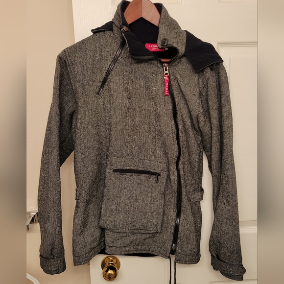 Tweed pattern winter coat - Picture 1 of 4